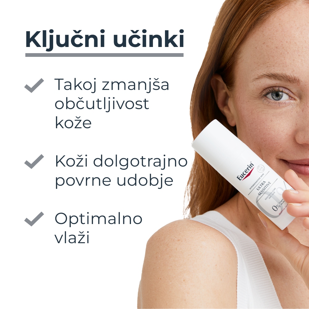 Eucerin Ultra Sensitive, krema za suho kožo (50 ml)