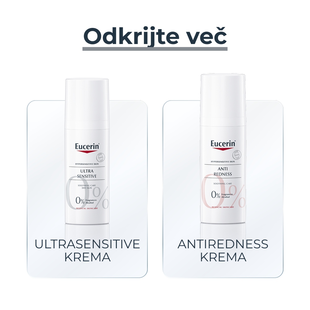 Eucerin Ultra Sensitive, fluid za normalno do mešano kožo (50 ml)