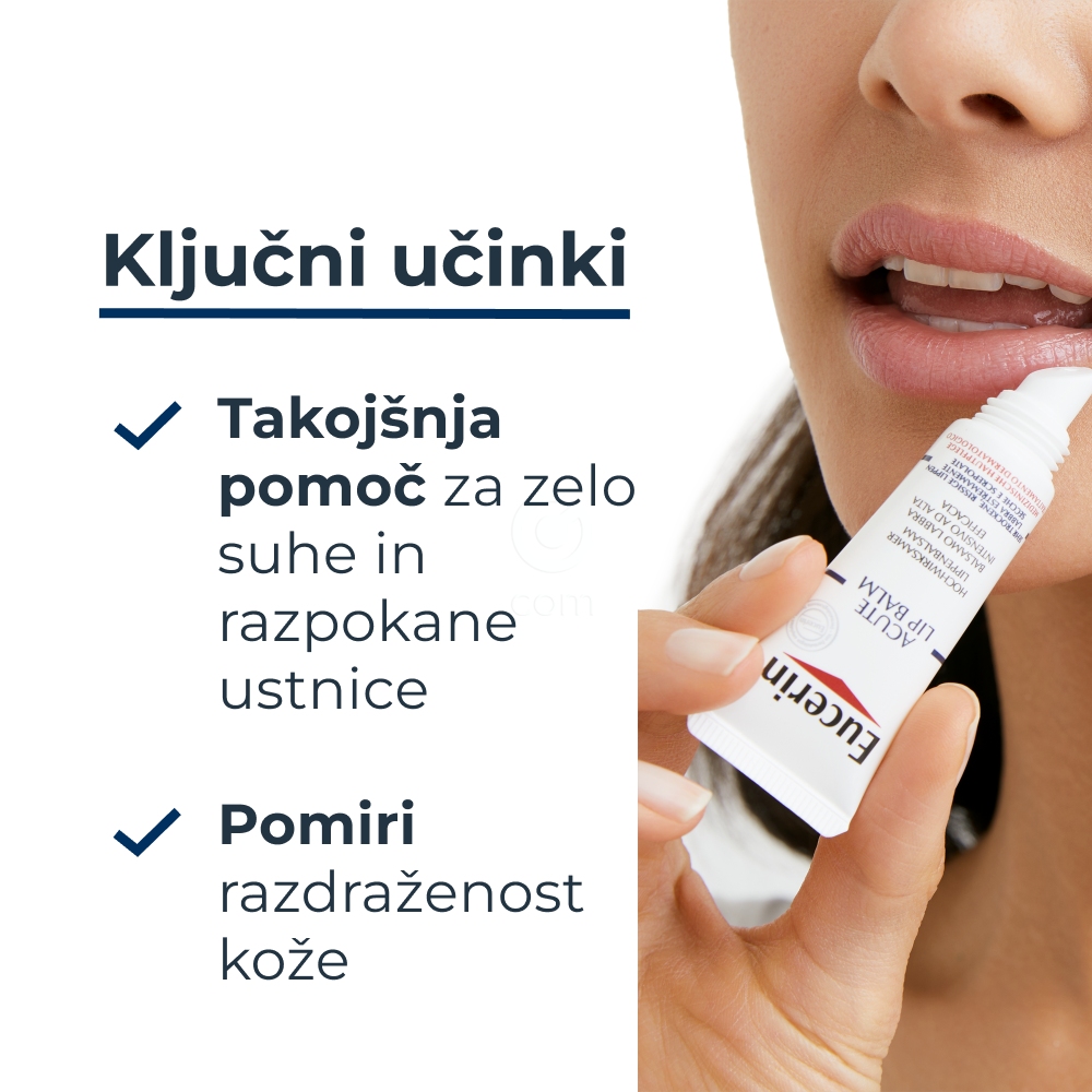 Eucerin Acute Lip, balzam za nego ustnic (10 ml)