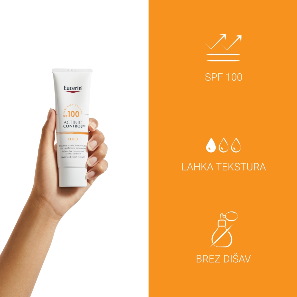 Eucerin Sun Actinic Control MD, kremni fluid - ZF100 (80 ml)