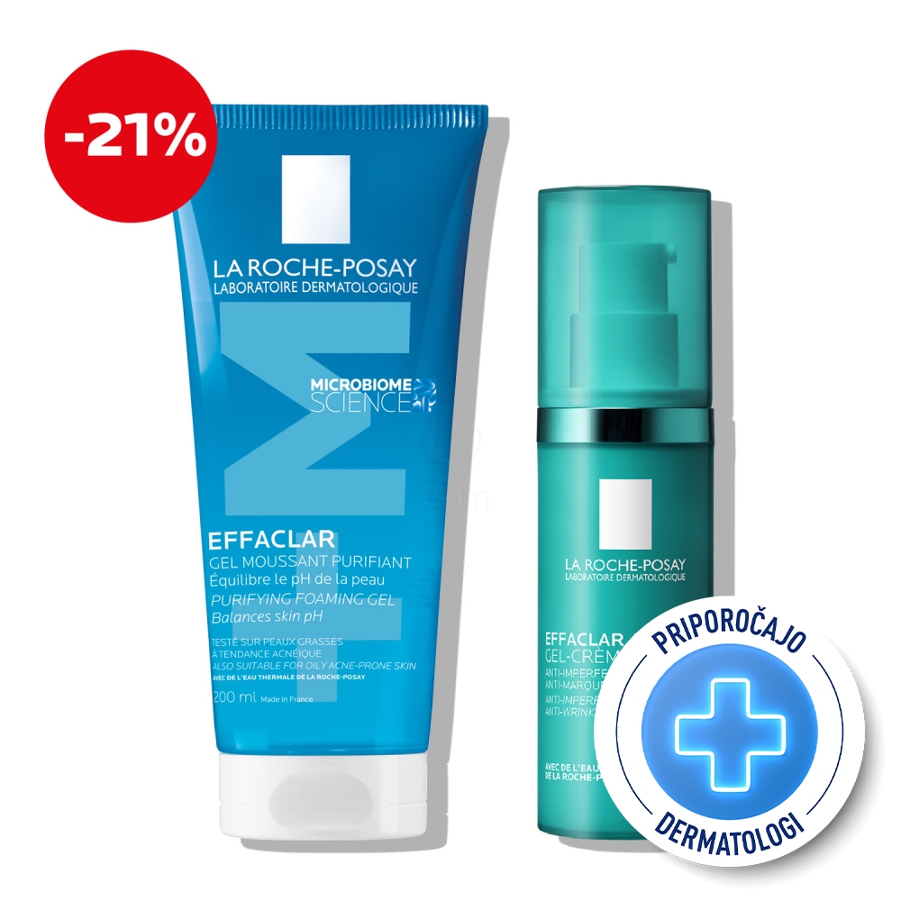 LRP Effaclar, protokol proti nepravilnostim in gubam z azelaično kislino (200 ml + 40 ml) 