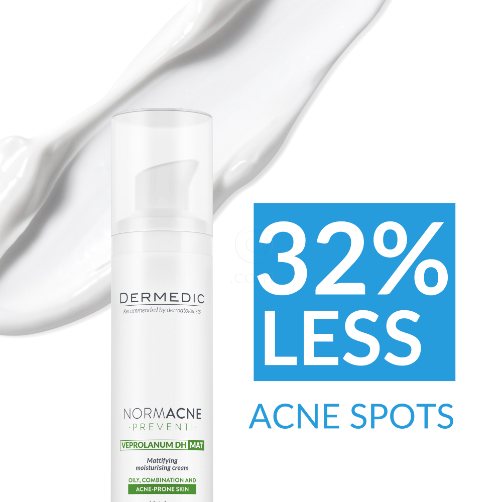 Dermedic Normacne, matirajoča vlažilna krema proti nepravilnostim (40 ml)