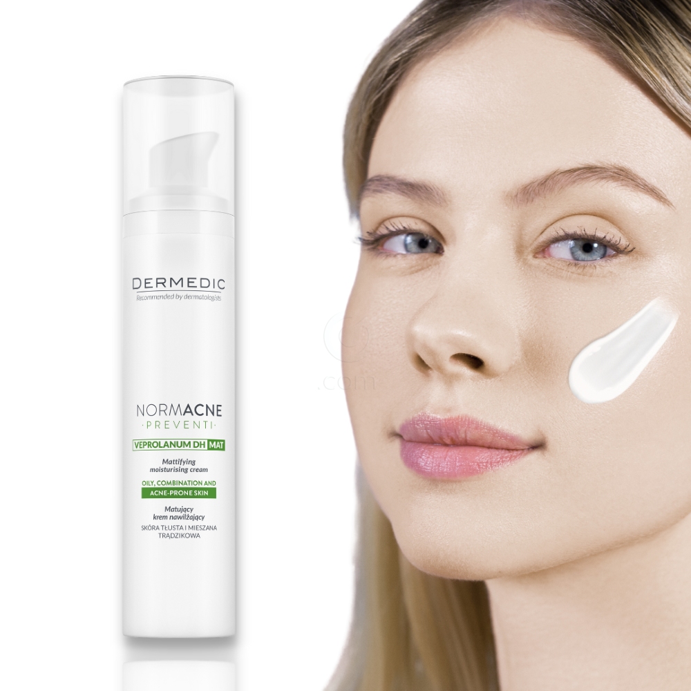 Dermedic Normacne, matirajoča vlažilna krema za nego nepravilnosti (40 ml)