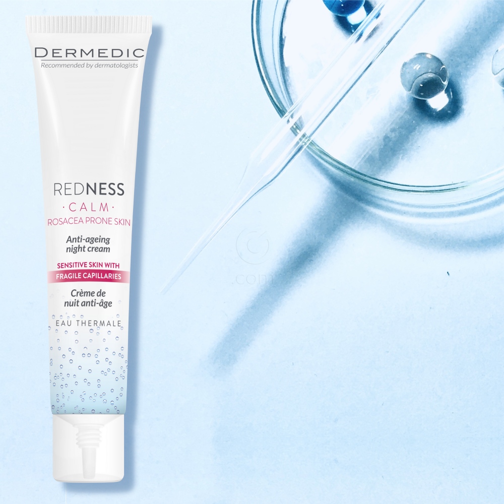 Dermedic Redness, nočna krema proti staranju (40 ml)