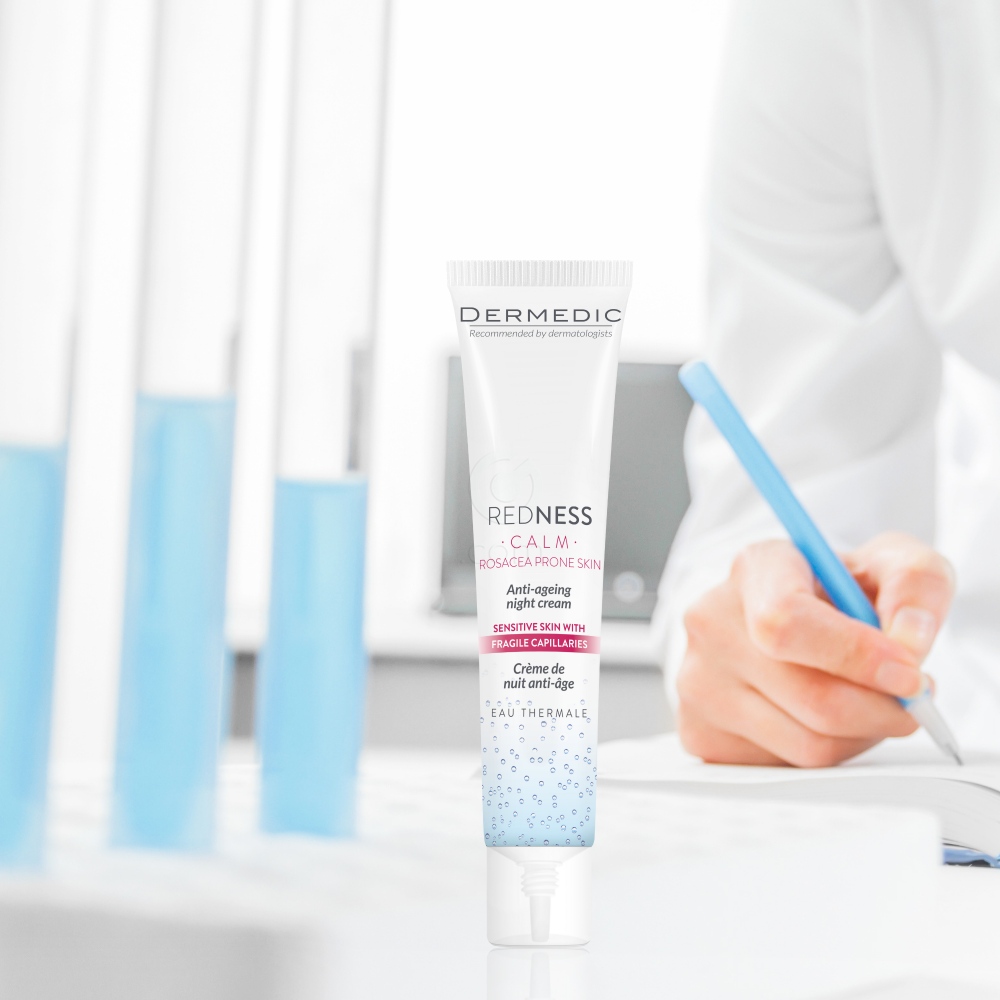 Dermedic Redness, nočna krema proti staranju (40 ml)
