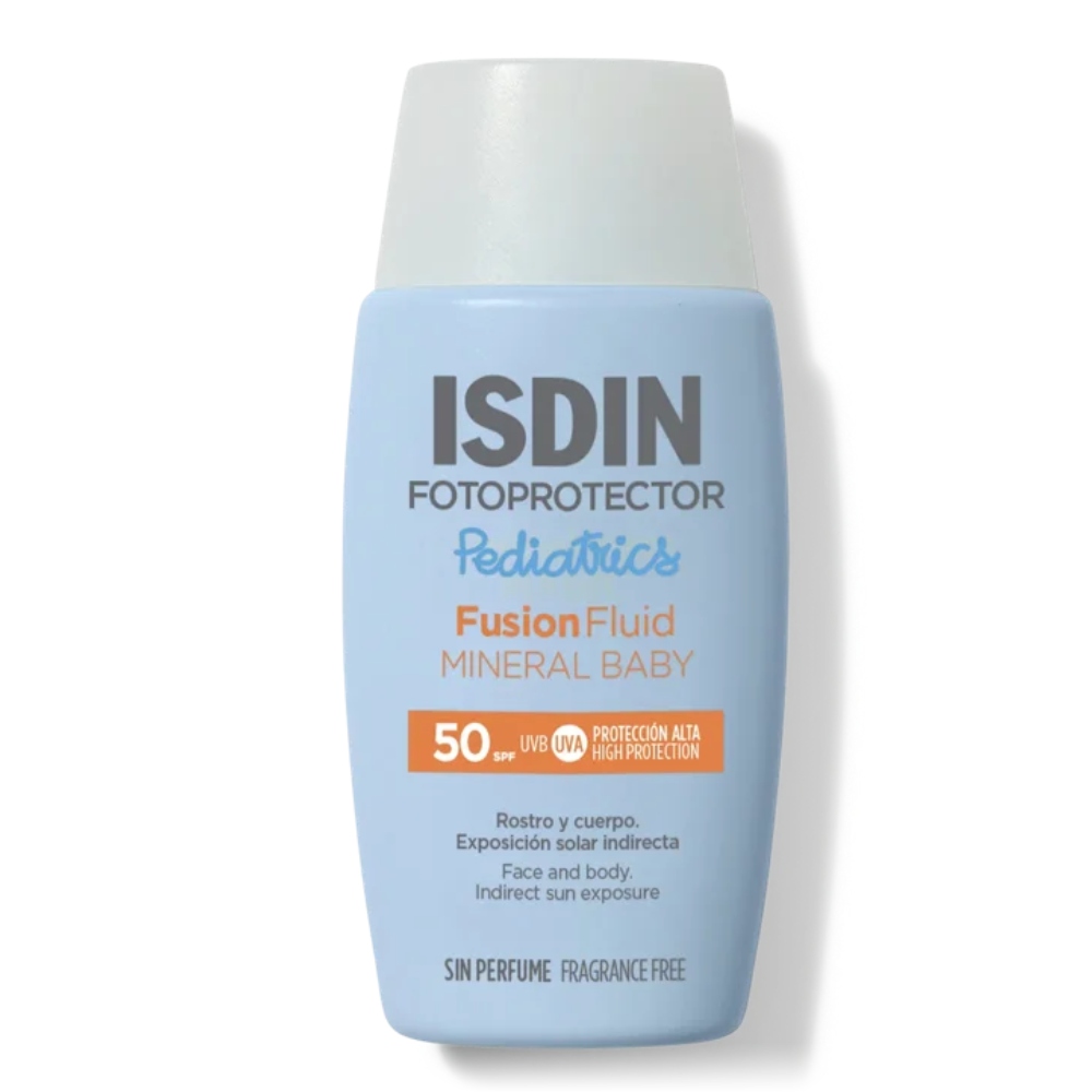 ISDIN Sun Fotoprotector Pediatrics, Fusion Water mineralni fluid za obraz - ZF50 (50 ml) 