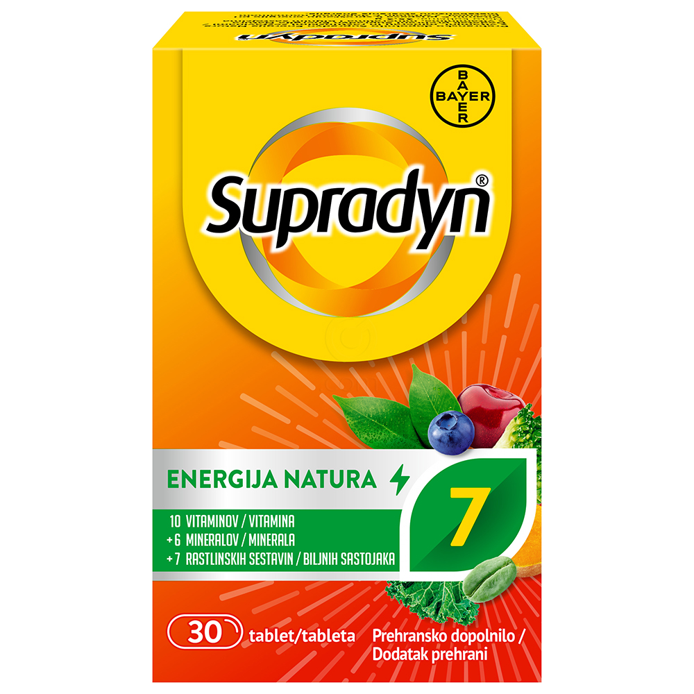 Supradyn Energija Natura, tablete (30 tablet)