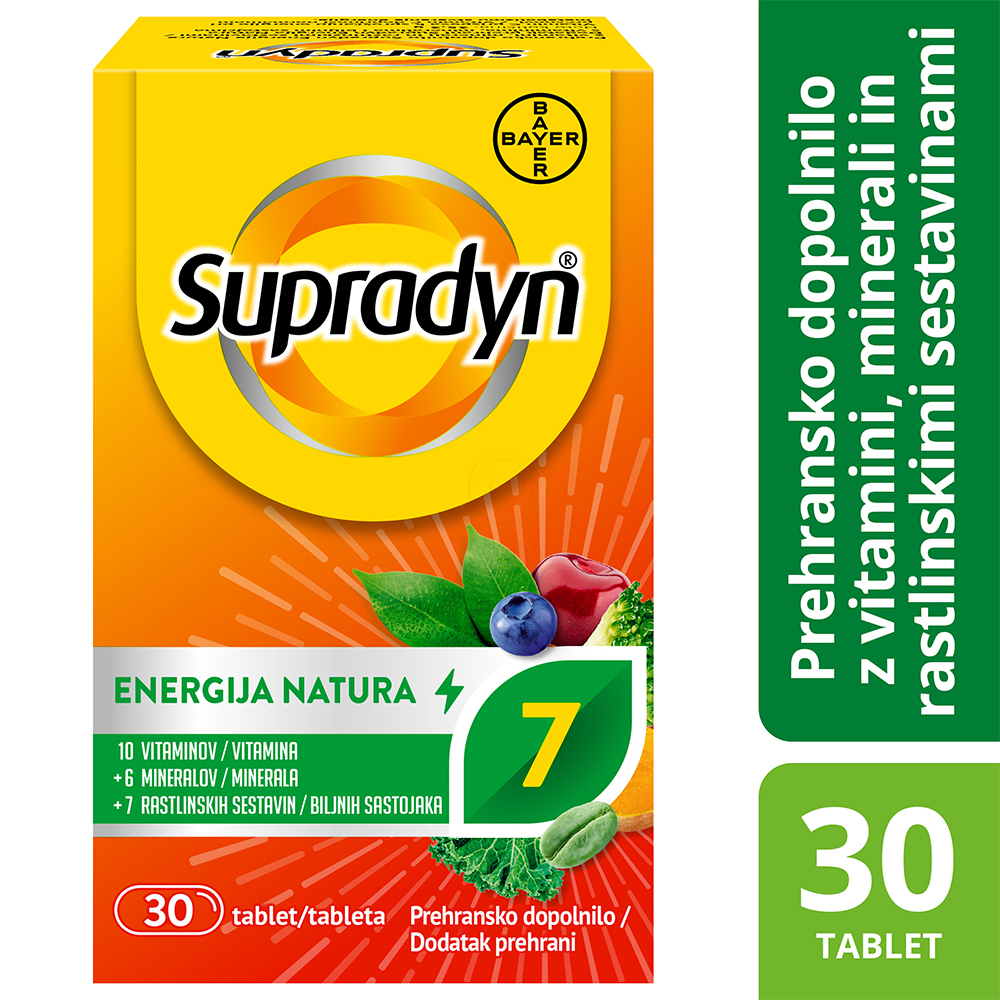 Supradyn Energija Natura, tablete (30 tablet)