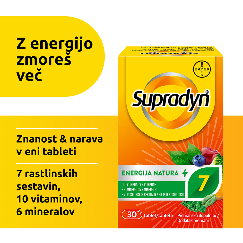 Supradyn Energija Natura, tablete (30 tablet)
