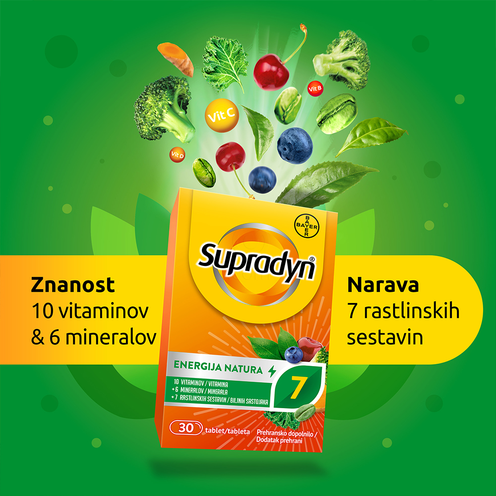Supradyn Energija Natura, tablete (30 tablet)