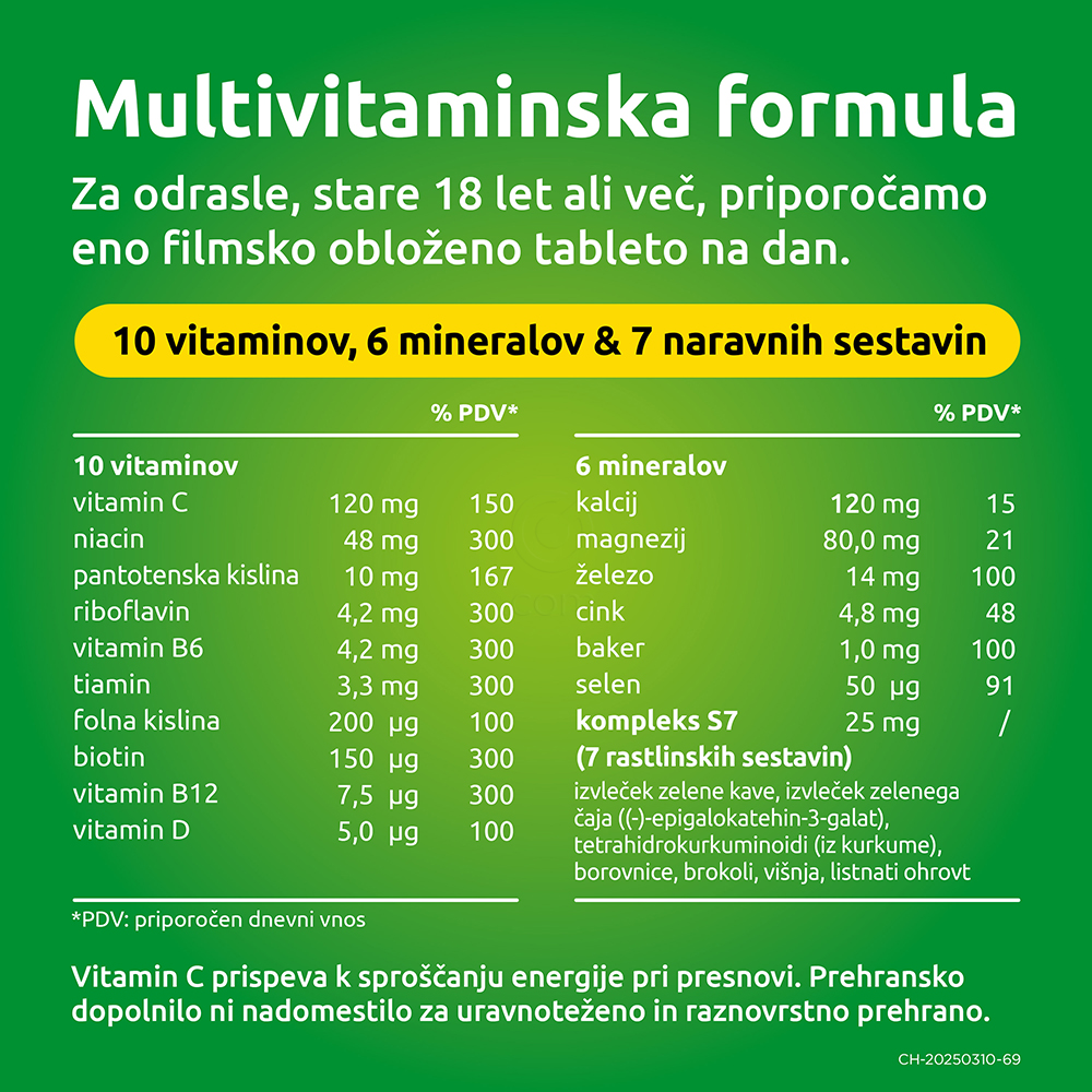 Supradyn Energija Natura, tablete (30 tablet)