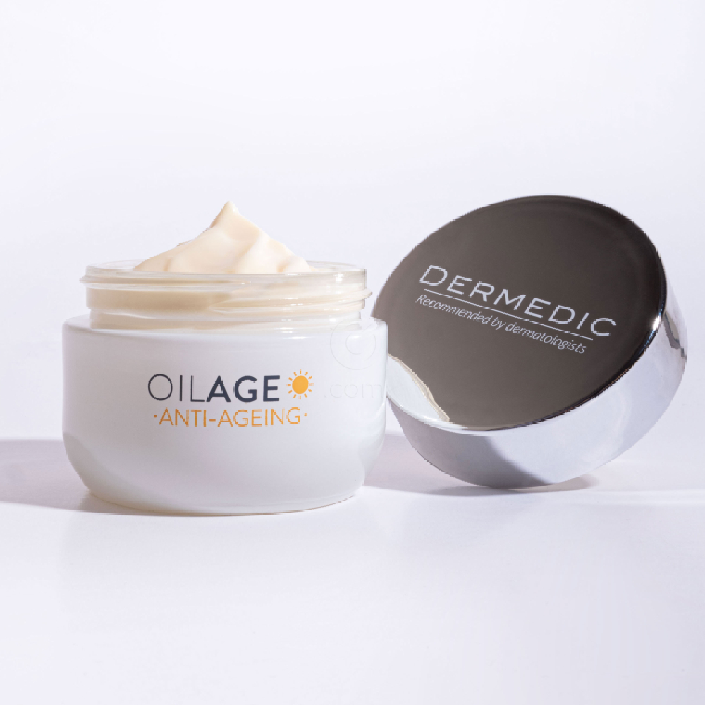 Dermedic Oilage, hranilna dnevna krema za povrnitev gostote (50 ml)