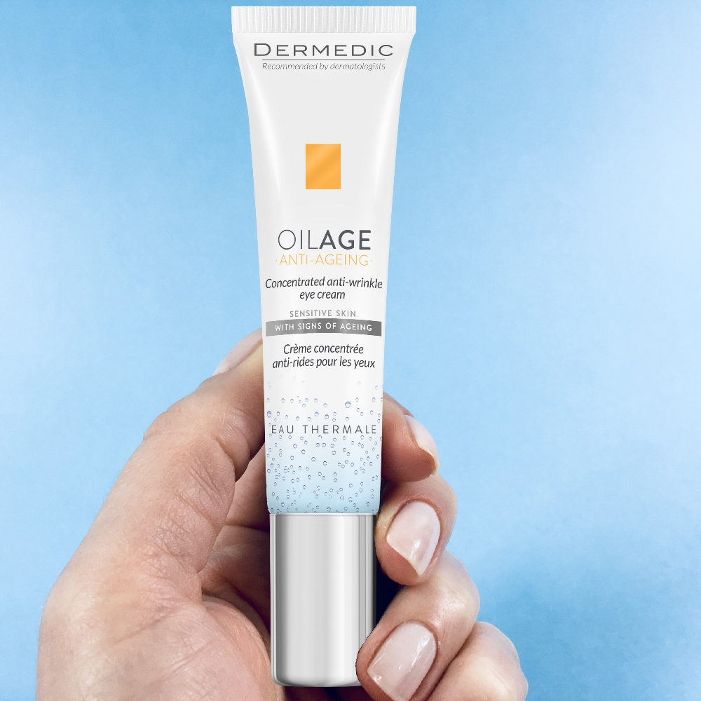 Dermedic Oilage, koncentrirana krema za okrog oči proti gubam (15 ml)
