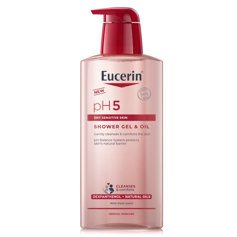 Eucerin pH5, oljni gel za prhanje (400 ml)