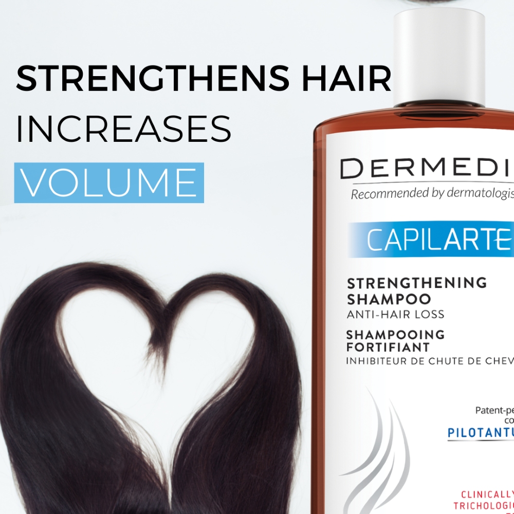 Dermedic Capilarte, krepilni šampon proti izpadanju las (300 ml)
