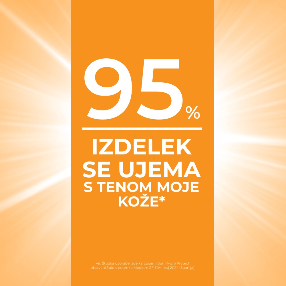 Eucerin Sun Hydro Protect Tinted, lahki obarvan fluid za zaščito pred soncem - medium - ZF50+ (50 ml)
