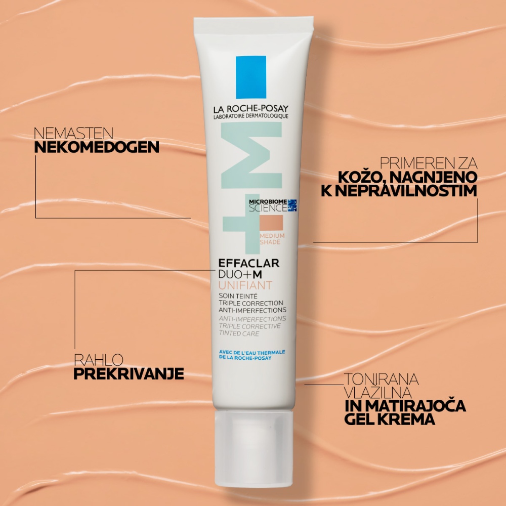 LRP Effaclar Duo+M, korektivna nega za obraz v odtenku Medium (40 ml)