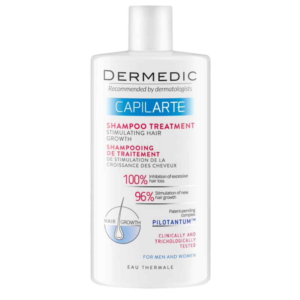 Dermedic Capilarte, tretma s šamponom za spodbujanje rasti las (300 ml)
