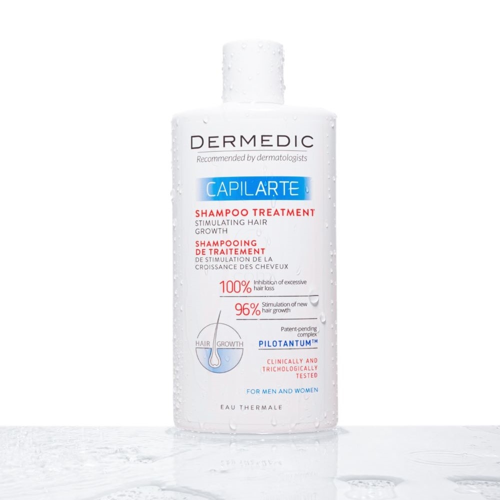 Dermedic Capilarte, tretma s šamponom za spodbujanje rasti las (300 ml)