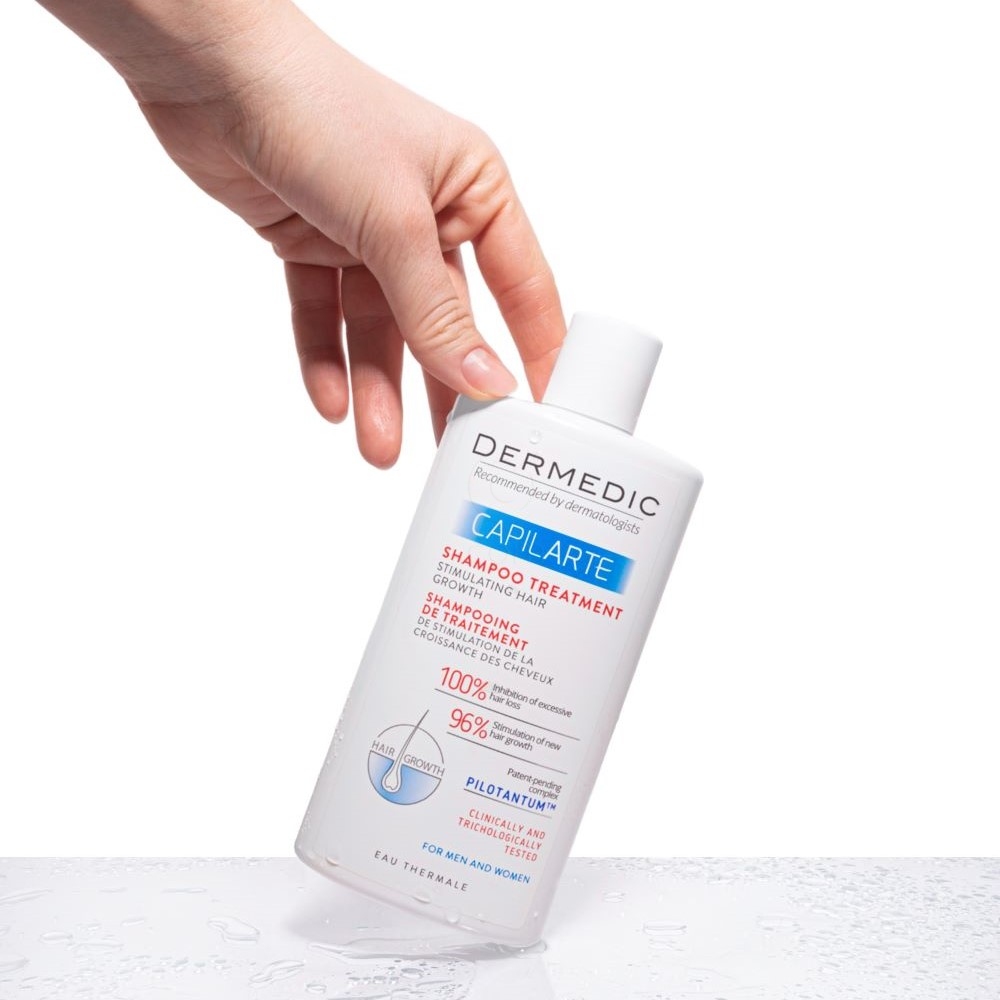 Dermedic Capilarte, tretma s šamponom za spodbujanje rasti las (300 ml)