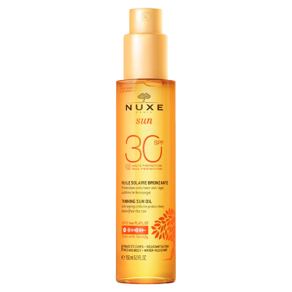 Nuxe Sun Oil, olje za sončenje za obraz in telo - ZF30 (150 ml)