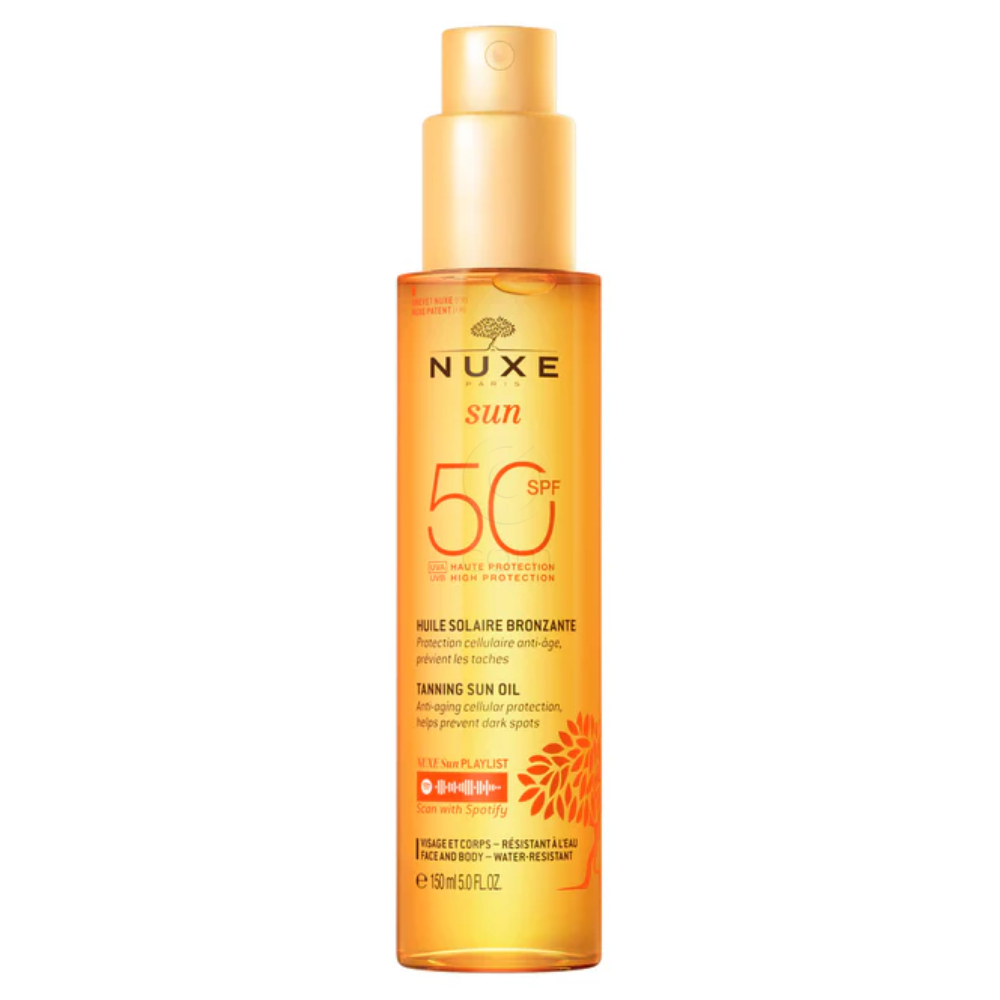 Nuxe Sun Oil, olje za sončenje za obraz in telo - ZF50 (150 ml)