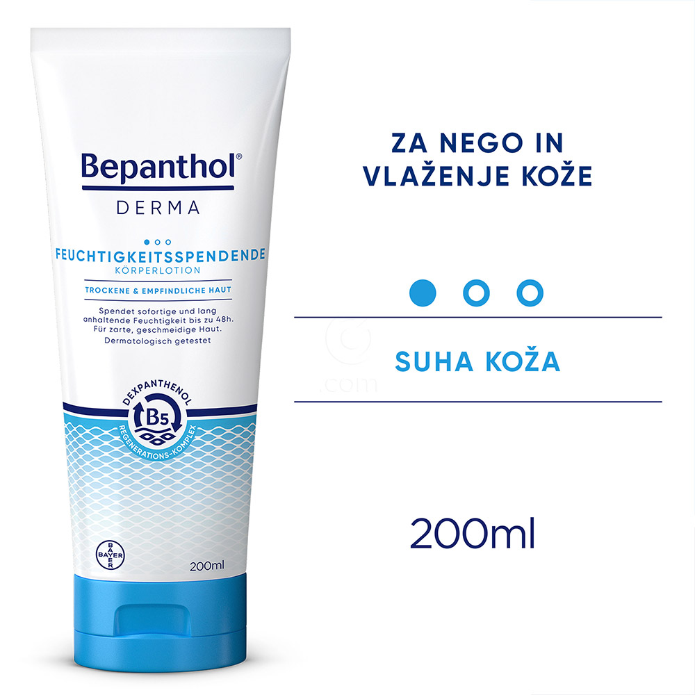 Bepanthol Derma, vlažilni losjon za telo (200 ml)