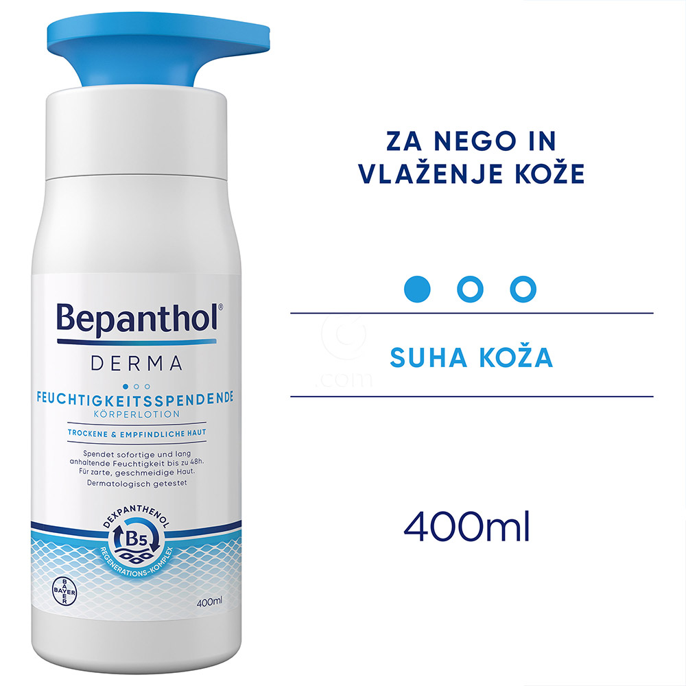 Bepanthol Derma, vlažilni losjon za telo (400 ml)