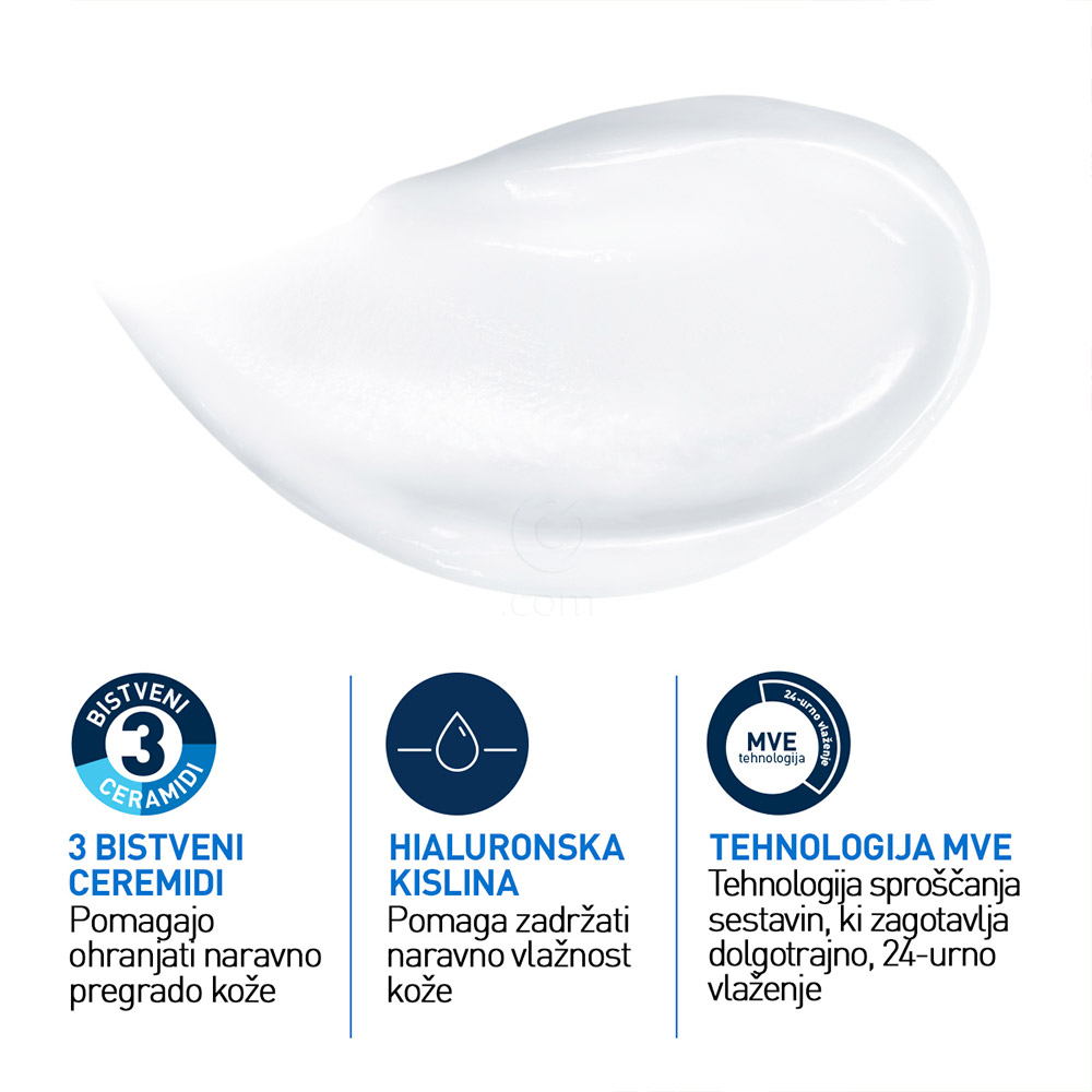 CeraVe, vlažilna čistilna emulzija za obraz za normalno do suho kožo - Refill (473 ml)
