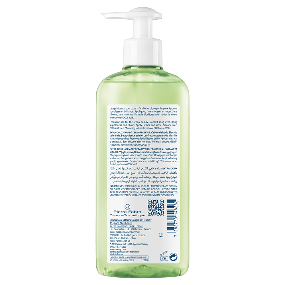 Ducray Extra Doux, šampon - 400 ml
