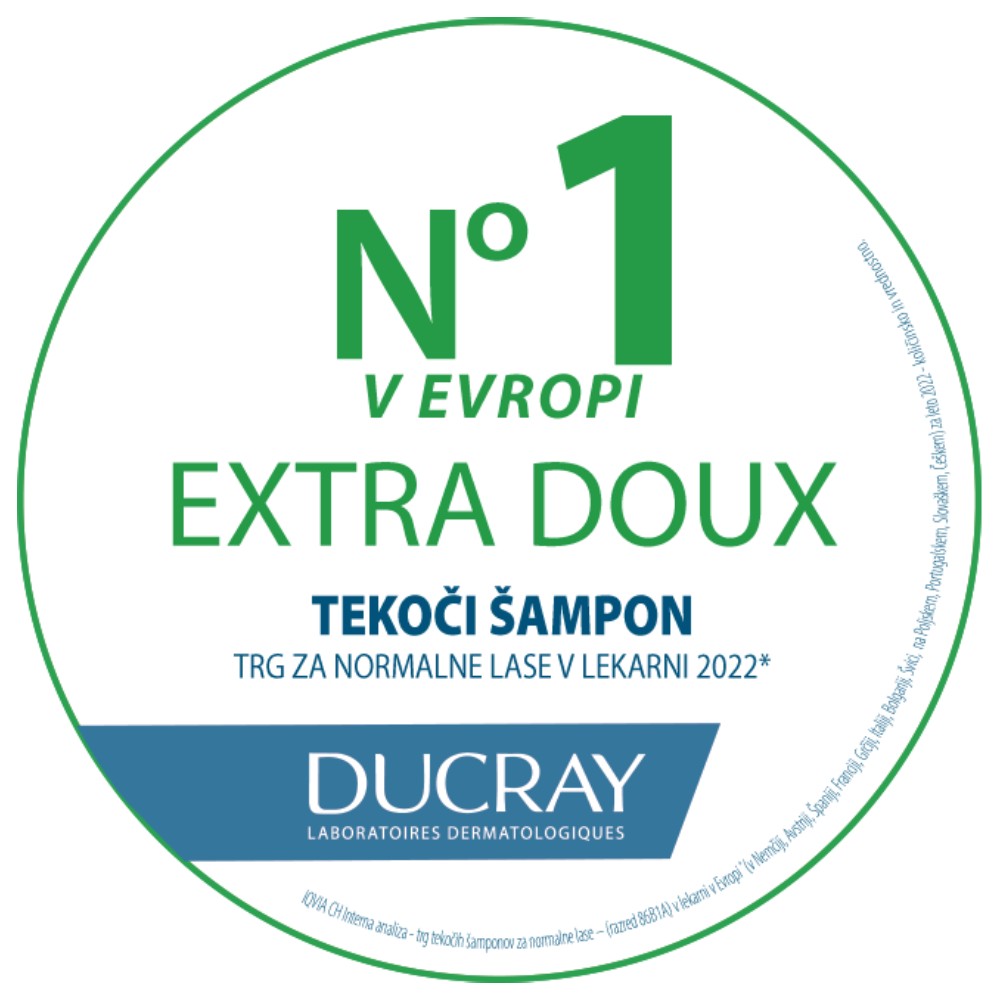 Ducray Extra Doux, šampon (2 x 400 ml)