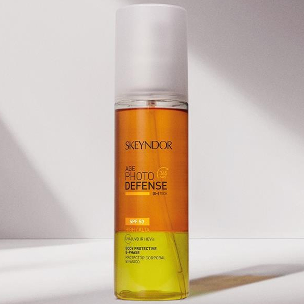 Skeyndor Sun Body Protective BiPhase, dvo-fazni zaščitni sprej za telo - ZF50 (200 ml)