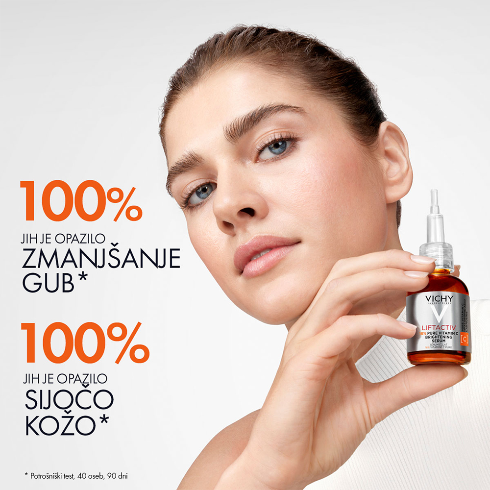 Vichy Liftactiv Supreme Vitamin C, serum za povečan sijaj kože obraza (20 ml)
