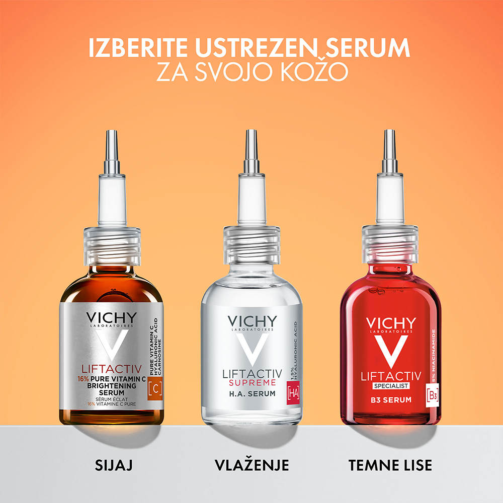 Vichy Liftactiv Supreme Vitamin C, serum za povečan sijaj kože obraza (20 ml)