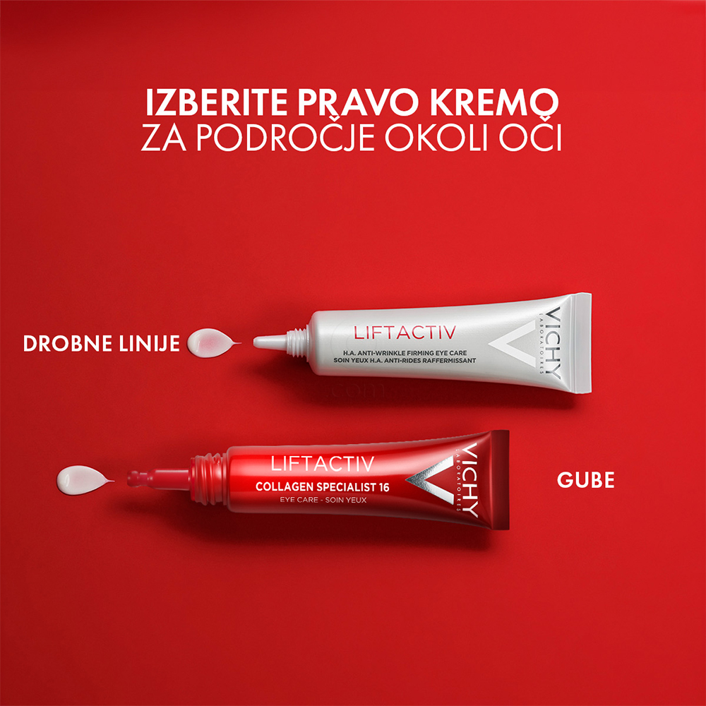 Vichy Liftactiv Collagen Specialist, nega za področje okoli oči (15 ml)