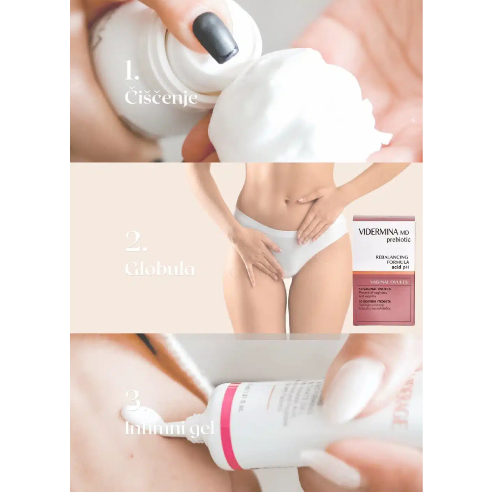 Vidermina Prebiotic, čistilna pena (150 ml)