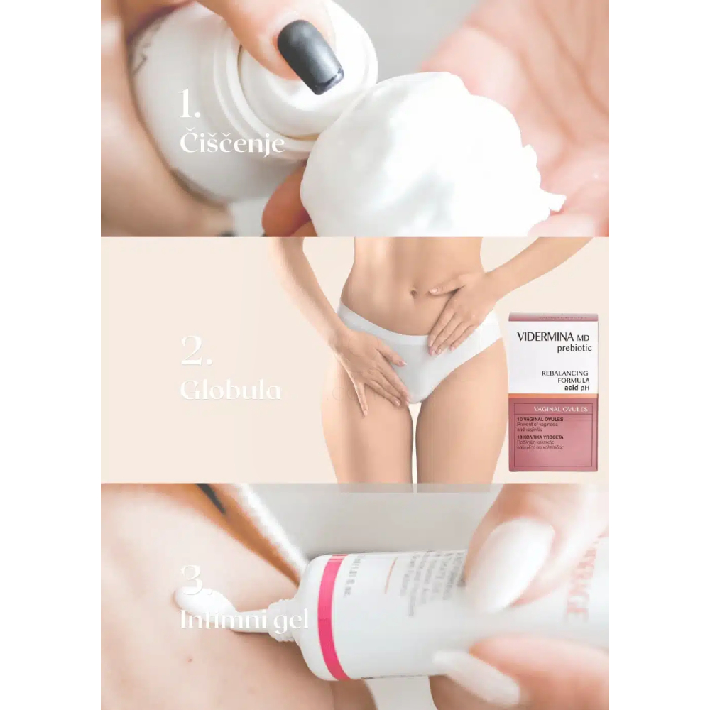 Vidermina MD Prebiotic, globule vaginalne globule (10 x 3 g)