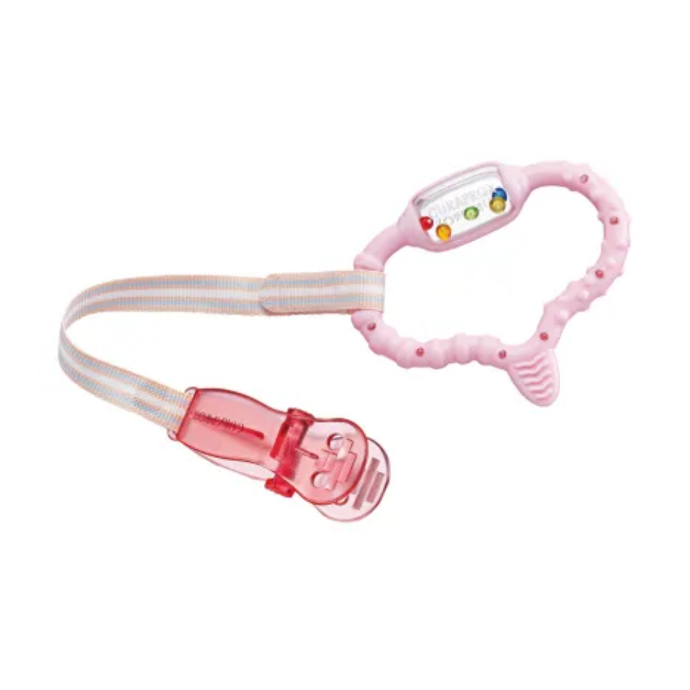 Curaprox Curababy CBR, obroček za žvečenje - roza