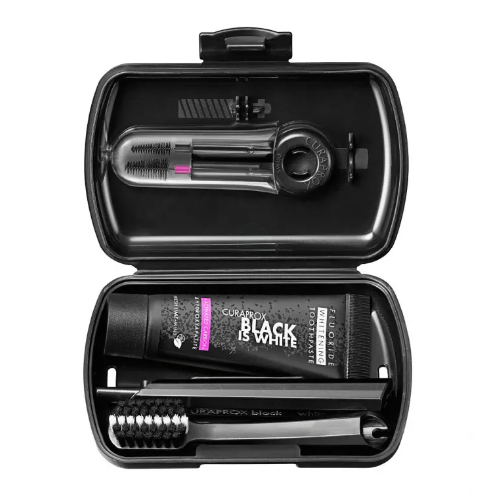 Curaprox, potovalni set - Black is White (1 set)
