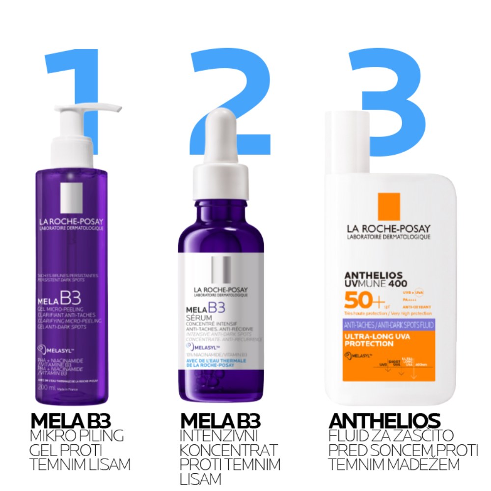 LRP Mela B3, mikro piling gel proti temnim lisam (200 ml)