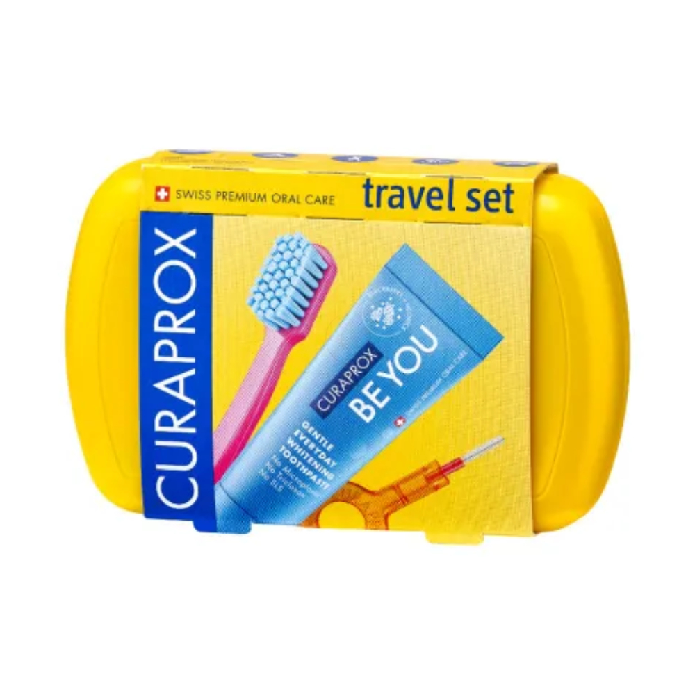 Curaprox, potovalni set - Rumen (1 komplet)