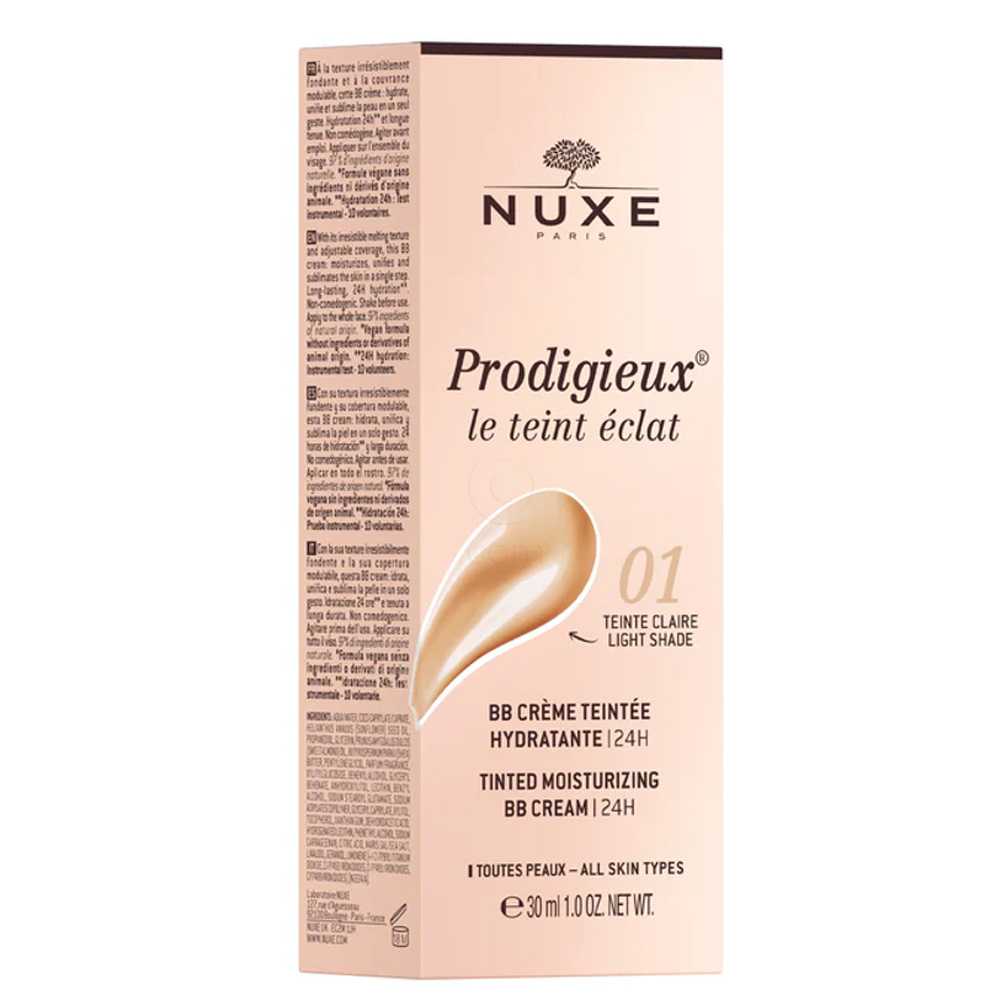Nuxe Prodigieux BB Light, krema - svetel odtenek (30 ml)