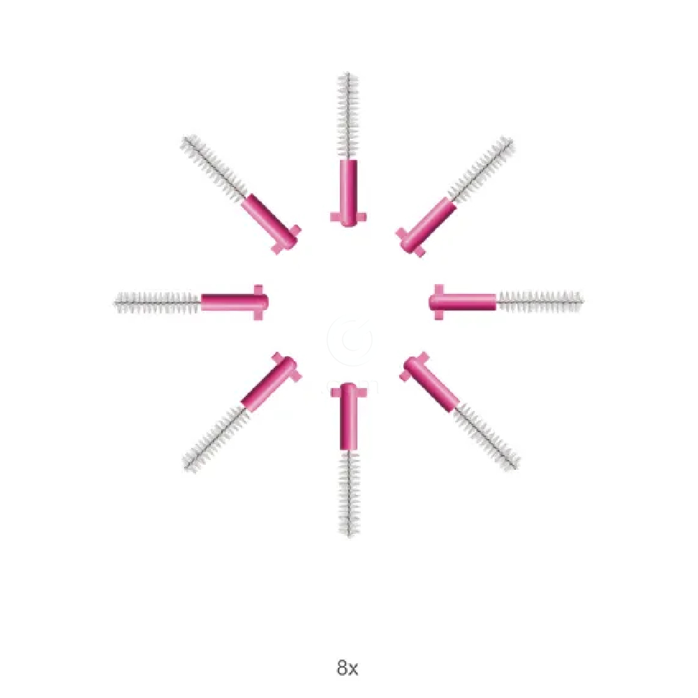 Curaprox CPS 08 Prime Refill (8 medzobnih ščetk + etui)