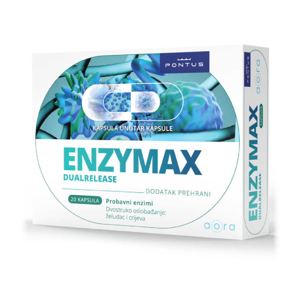 Enzymax Dual Release, kapsule (20 kapsul)