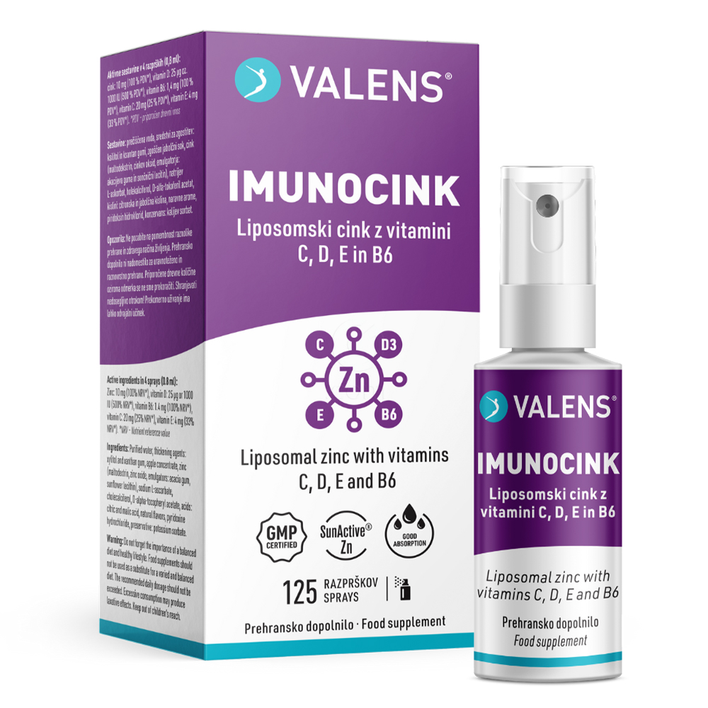 Valens ImunoCink, ustno prišilo (25 ml)