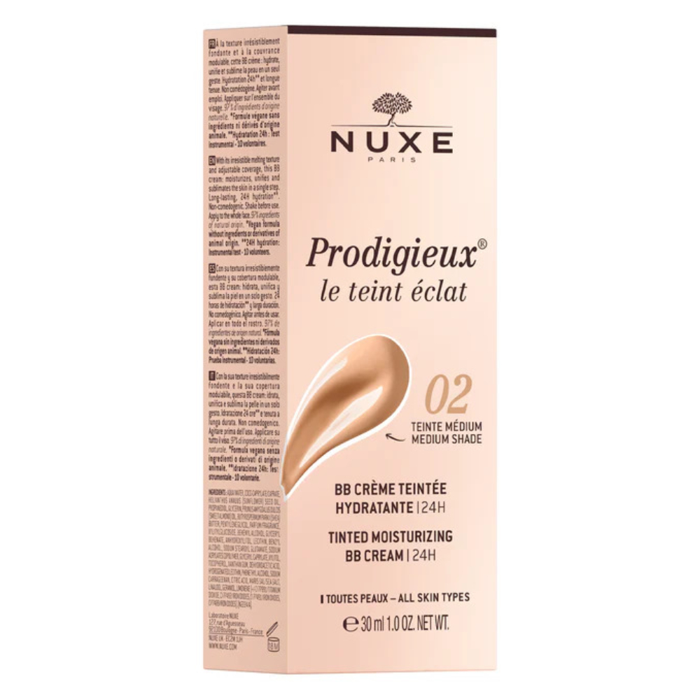Nuxe Prodigieux BB Medium, krema - srednji odtenek (30 ml)