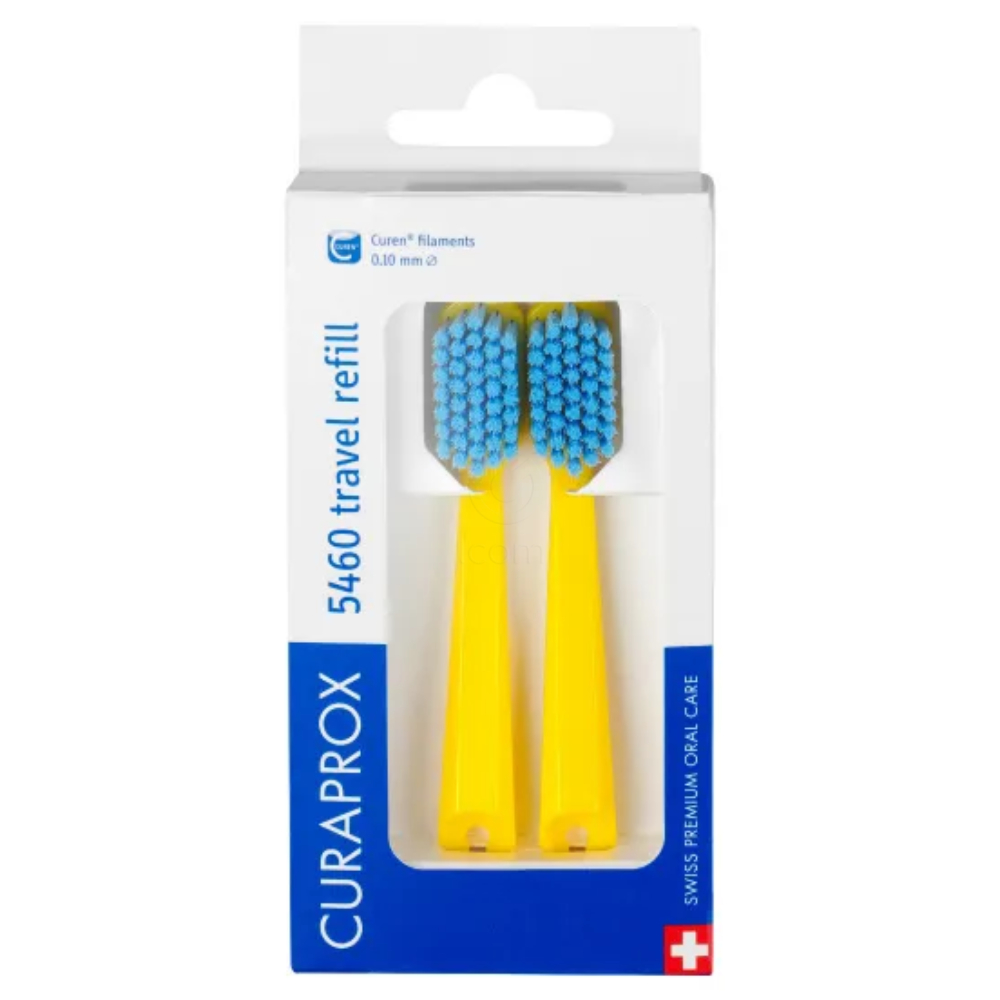 Curaprox CS5460, refill za potovalni set - (2 nadomestni glavi)