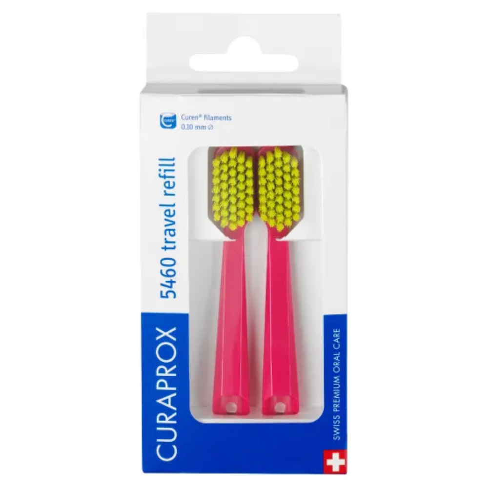 Curaprox CS5460, refill za potovalni set - (2 nadomestni glavi)