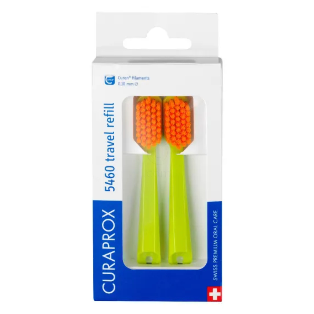 Curaprox CS5460, refill za potovalni set - (2 nadomestni glavi)