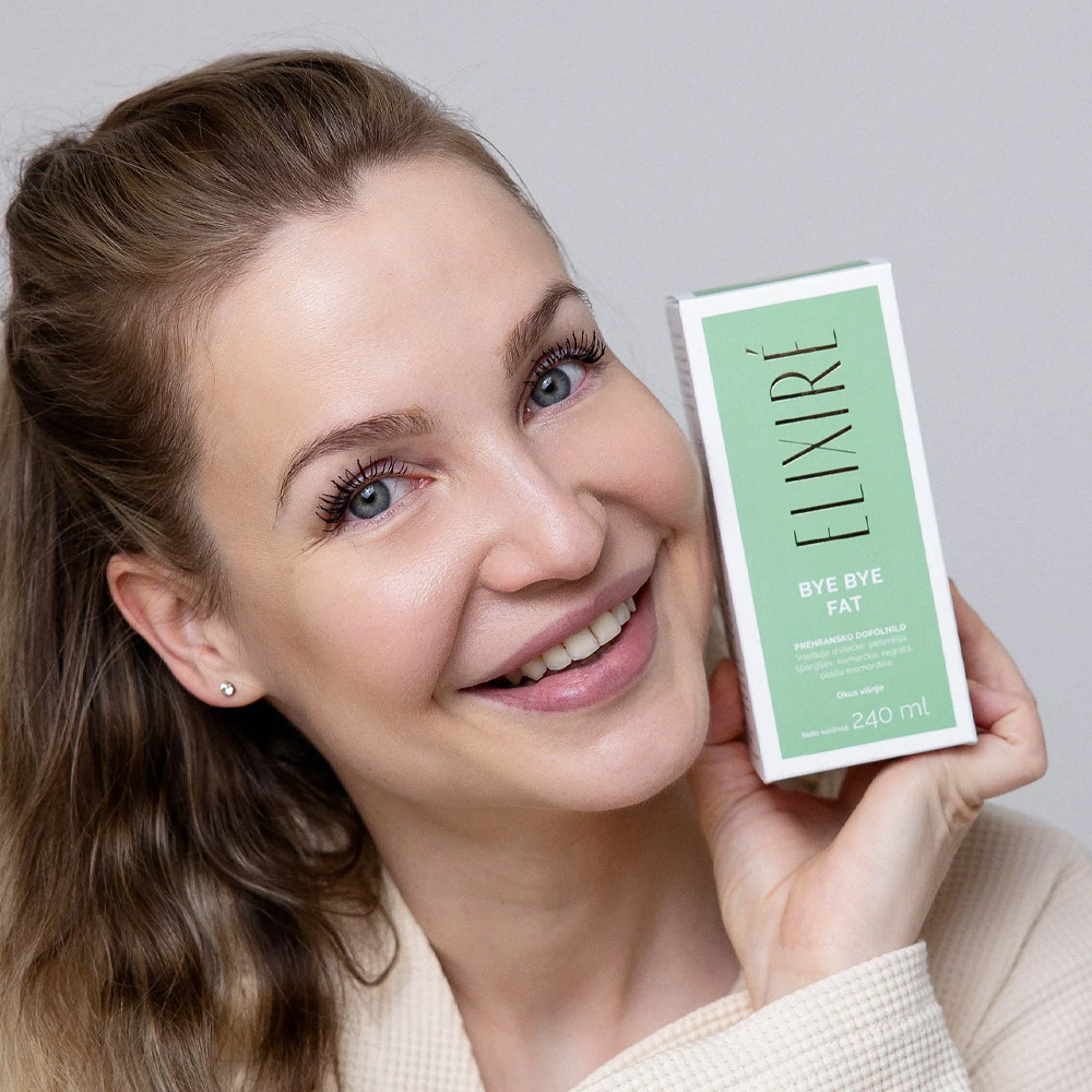 Elixire Bye Bye Fat, tekočina z okusom višnje (240 ml)